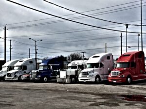 Some of our trucks.